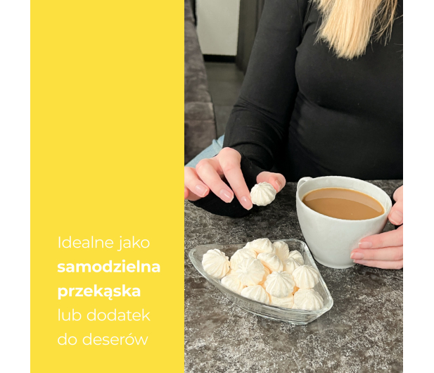 AmerPharma Locco 48 kcal Niskokaloryczne bezy proteinowe Cytrynowe - 1503765 - zdjęcie 5